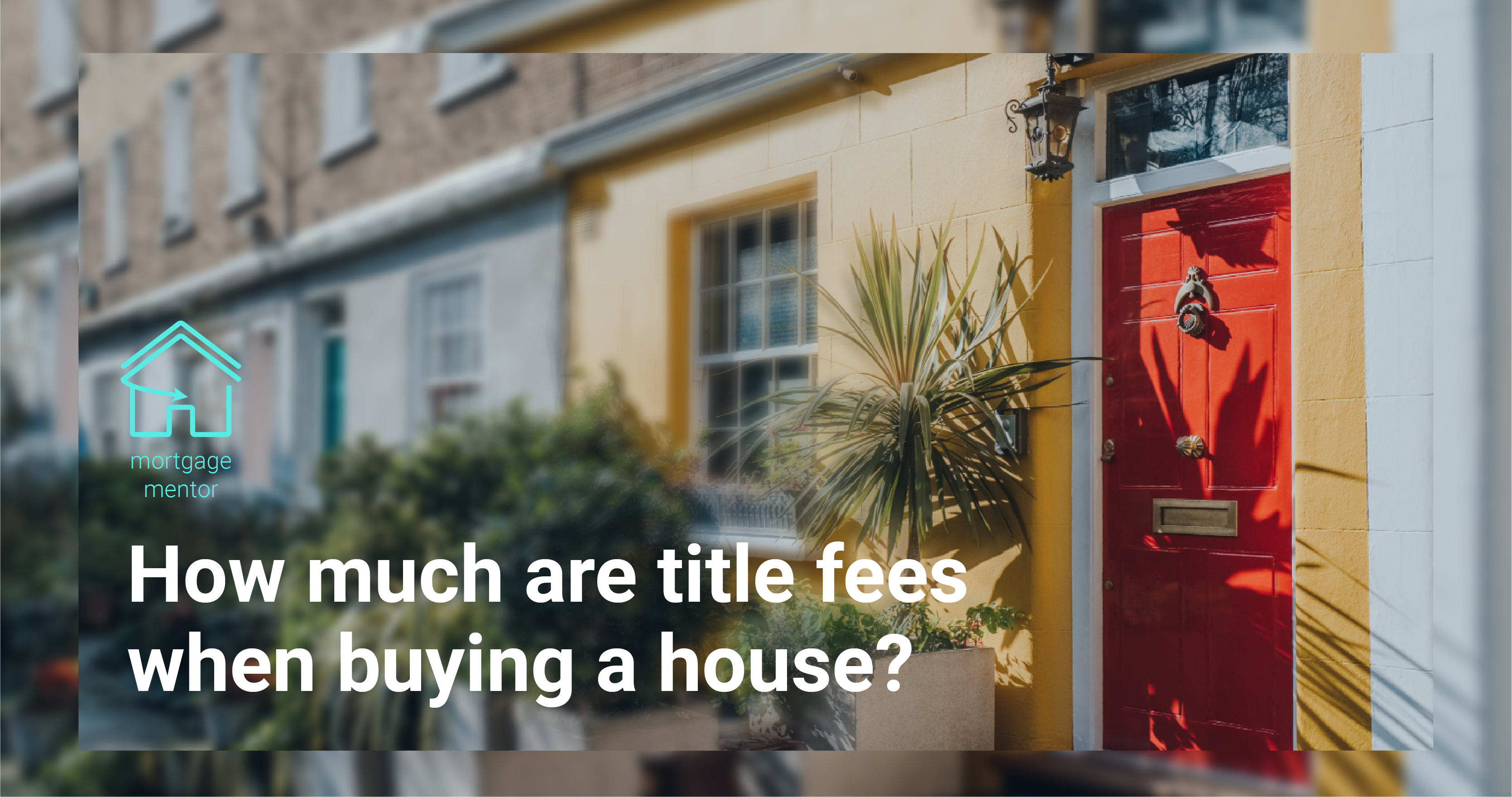 How much are title fees when buying a house? image